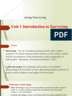 Engineering Surveying: Unit 1 Introduction To Surveying