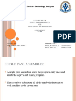 Laxmi Institute Technology, Sarigam: Algorithm of Single Pass Assembler AND Concept of Backpatching