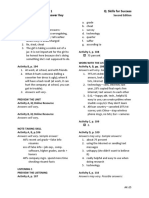 Listening and Speaking 1 Q: Skills For Success Unit 6 Student Book Answer Key