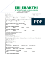 Topic: P Block Elements REVISION TEST 30.10.2021: Multiple Choice Questions