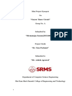 Mini Project Synopsis On: "Geyser Timer Circuit"