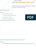 ServiceNow Certified System Administrator CSA Practice Test Set 18