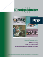 NDE Training NDE Qualifications NDE Performance Demonstrations