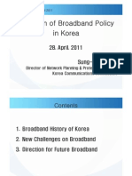 Sung-Wook Hur, KCC, Evolution of Broadband Policy in Korea