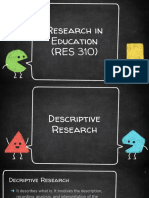 Research in Education (RES 310)