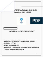 Gs Project ANSHIKA SINGH