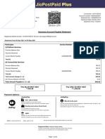 Summary Account Payable Statement: Jiopay