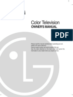 Color Television: Owner'S Manual