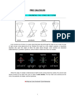 Pre Calculus: Lesson 1: Knowing The Conic Sections