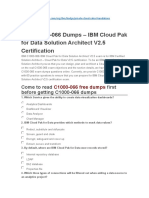 IBM C1000-066 Dumps - IBM Cloud Pak For Data Solution Architect V2.5 Certification