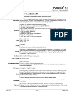 Pyroclad X1: Selection & Specification Data