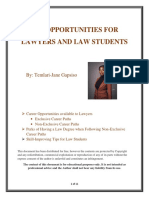 Job Opportunities For Lawyers and Law Students