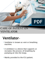 Ventilated Patient Care.