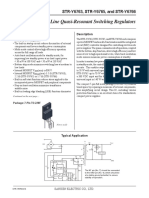 Off-Line Quasi-Resonant Switching Regulators: STR-Y6763, STR-Y6765, and STR-Y6766