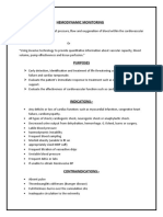 Hemodynamic Monitoring 1