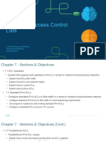 Chapter 7: Access Control Lists: CCNA Routing and Switching Routing and Switching Essentials v6.0