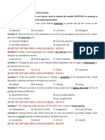 Mark The Letter A, B, C, or D On Your Answer Sheet To Indicate The Word(s) OPPOSITE in Meaning To The Underlined Word(s) in Each of The Following Questions