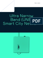 Ultra Narrow Band (UNB) Smart City Network: Data Sheet