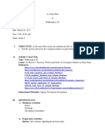 De Moivers Theorem Powers and Roots of A Complex Number Grade 9 LP Torres