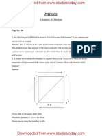 CBSE Class 9 Science Motion