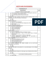 Software Engineering: Chapter No. 01 SR. NO. Questions ANS