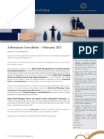 Arbitration Newsletter - February 2021