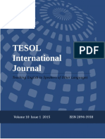 TESOLIntlJournal SFLandELT