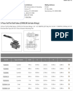 3-Piece Full Port Ball Valves (GYROLOK End Tube Ttings) : Physical Address: Mailing Address