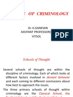 Schools of Criminology