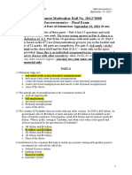 Final Exam Macroeconomics Sep 10 2021 (Sumeet Madwaikar)