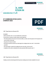 PID Control and Communication in Siemens PLC Day3