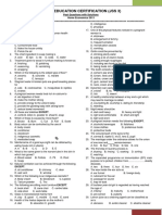 Junior WAEC Past Question - Home Economics (PDF - Io)