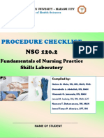 B. NSG 120.2 Checklist