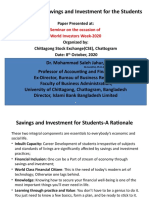 CSE Awareness On Savings and Investment For The Students