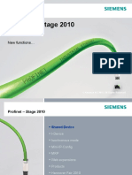 Profinet - Stage 2010: New Functions