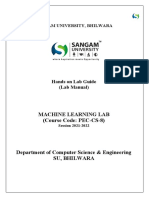 ML Final Lab Manual