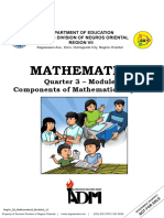 Mathematics: Quarter 3 - Module 1 Components of Mathematical System