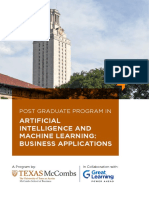 UT Austin Texas PGP AIML Brochure 3