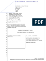 Elon Musk Response - in Re Tesla, Inc. Securities Litigation