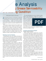 Grease Analysis - Monitoring Grease Serviceability