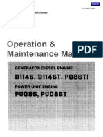 Doosan Generator Diesel Engine D1146, D1146T, Po86TL Operation & Maintenance Manual - Compressed