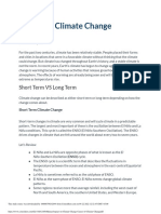 Human Impact On Climate Change Causes of Climate Change PDF