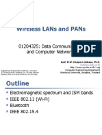 Wireless Lans and Pans: 01204325: Data Communication and Computer Networks