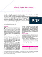 W W W W W: ABC and VED Analysis in Medical Stores Inventory Control