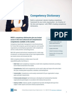 Competency Dictionary: A Competency-Based Approach Is