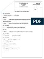 QUESTION 1: Do As Directed (10) : Icse - X 03.09.2020 Sub: English I Time: 1hr 15 Mins Cyclic III Model Answer Paper