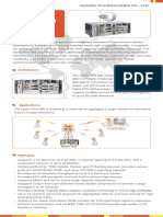 Optix RTN 980: Provides A Seamless Microwave Transmission Solution For Mobile Communication Network or Private Networks