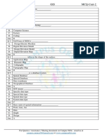 T.Y.B.Sc. It Sem Vi GIS MCQ-Unit-2