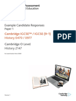 0470 Example Candidate Responses Paper 1 (For Examination From 2020)