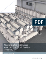 Gas-Insulated Switchgear Up To 420 KV, 63 Ka, 5000 A Type 8DQ1